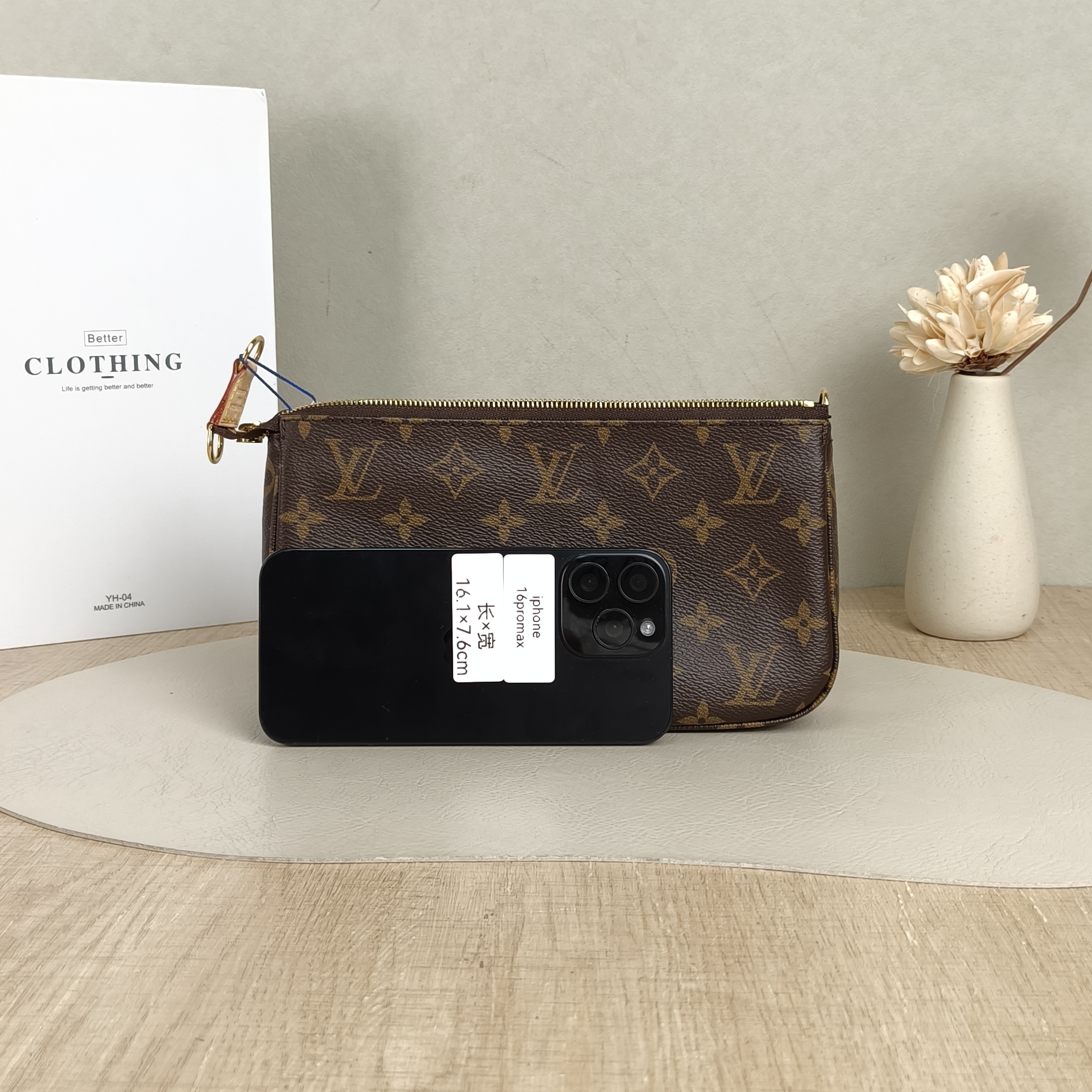 Louis Vuitton Shoulder Bag Pochette Accessoires Two Straps Monogram PVC Large23.5 × 4 × 13.5 cm — cover view 2 of 6