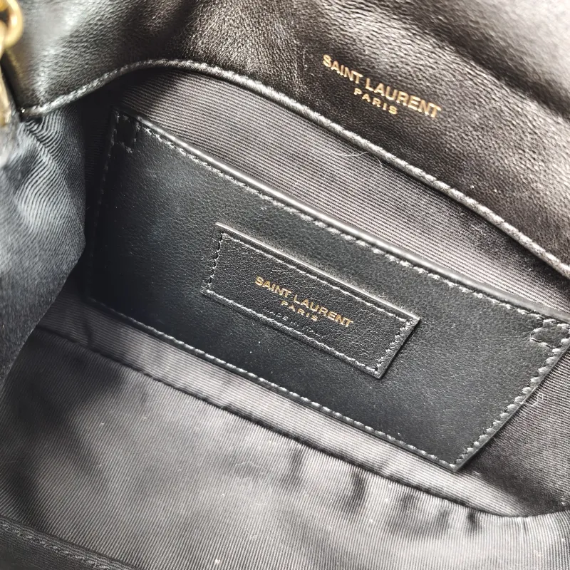 SAINT LAURENT Crossbody Bag Jamie 4.3 Chain Bag Black SL ambskin Mini 20 × 7 × 12 cm — detail view 2 of 14