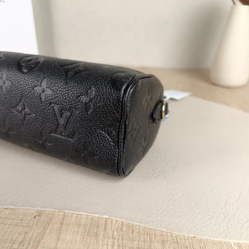 Louis Vuitton Crossbody Bag Speedy Nano Black Empreinte Embossed Calfskin nano 16 × 7.5 × 10 cm — detail view 1 of 9
