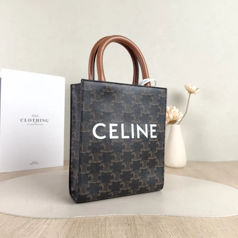 CELINE Crossbody Bag CABAS Mini Monogram PVC Mini 17 × 4 × 20.5 cm — cover view 3 of 5