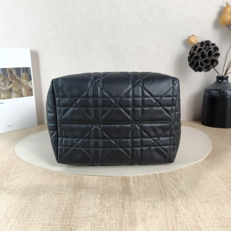 DIOR Top Handle Bag TOUJOURS Edition Black Calfskin Medium 23 × 16 × 24 cm — cover view 6 of 6