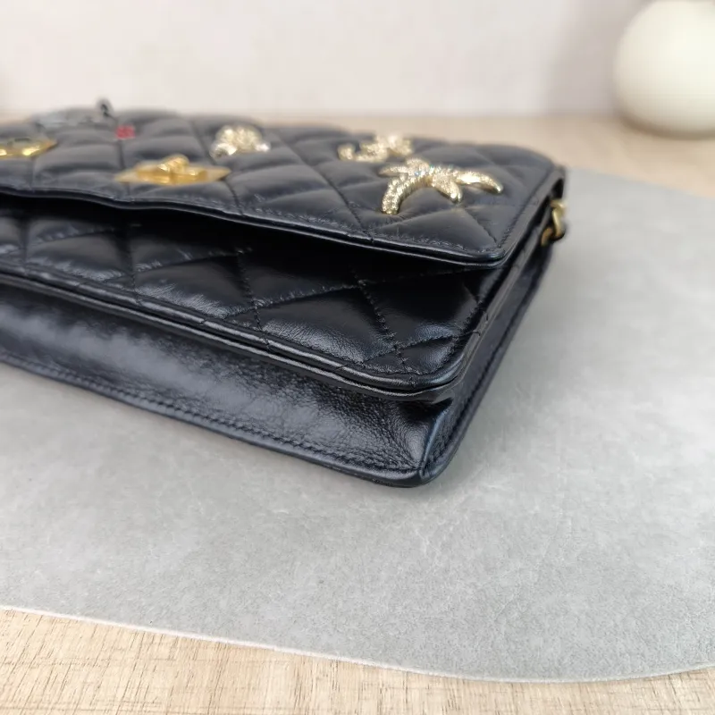Chanel Crossbody Bag Edition2.55 woc Black Calfskin Mini 19.2 × 3.5 × 12.3 cm 24 — detail view 2 of 10