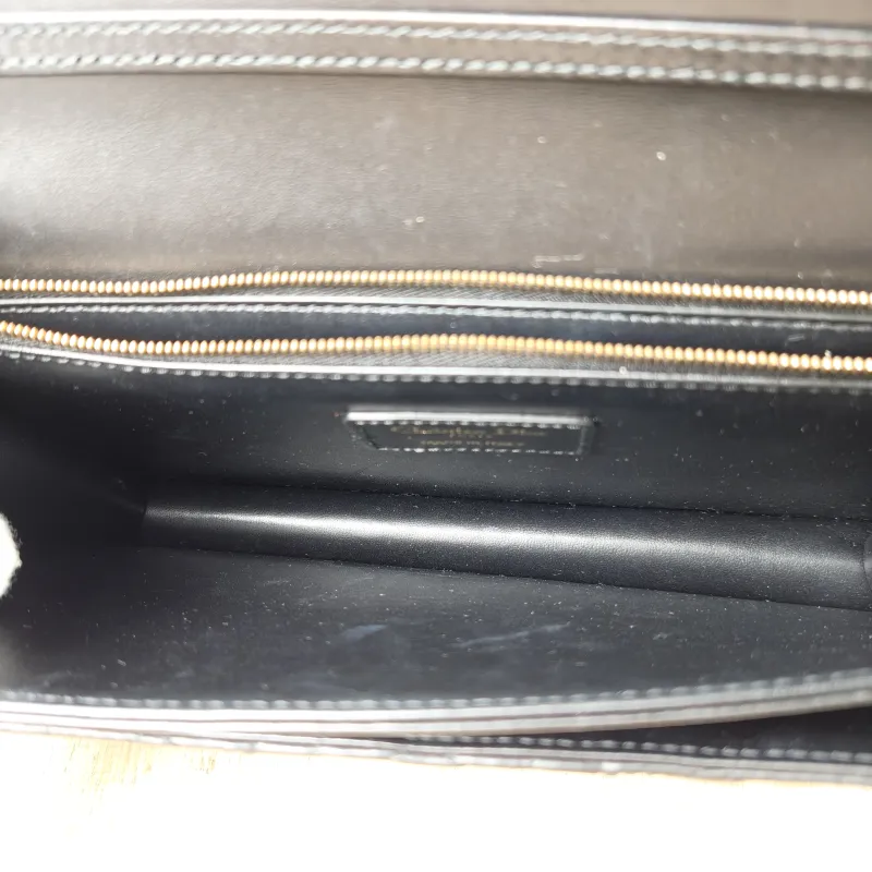 DIOR Crossbody Bag My Chain Bag Black Lambskin One Size 24 × 6.5 × 15 cm — detail view 9 of 14
