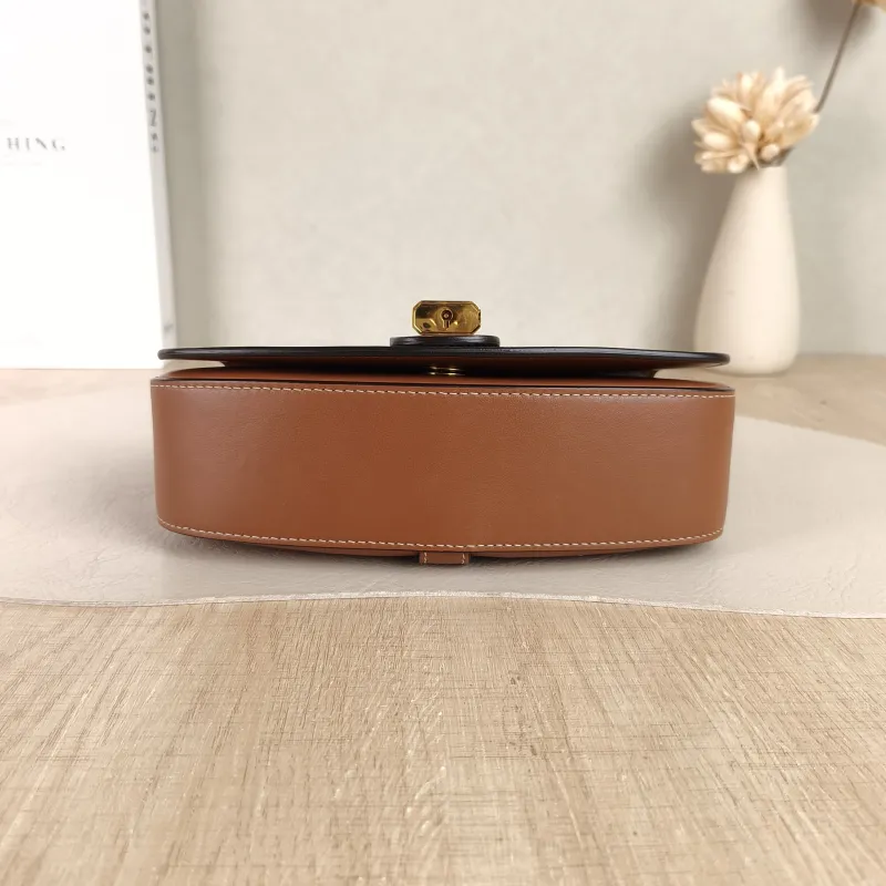 CELINE Crossbody Bag TABOU Brown Calfskinmini18 × 5 × 8 cm — cover view 4 of 5