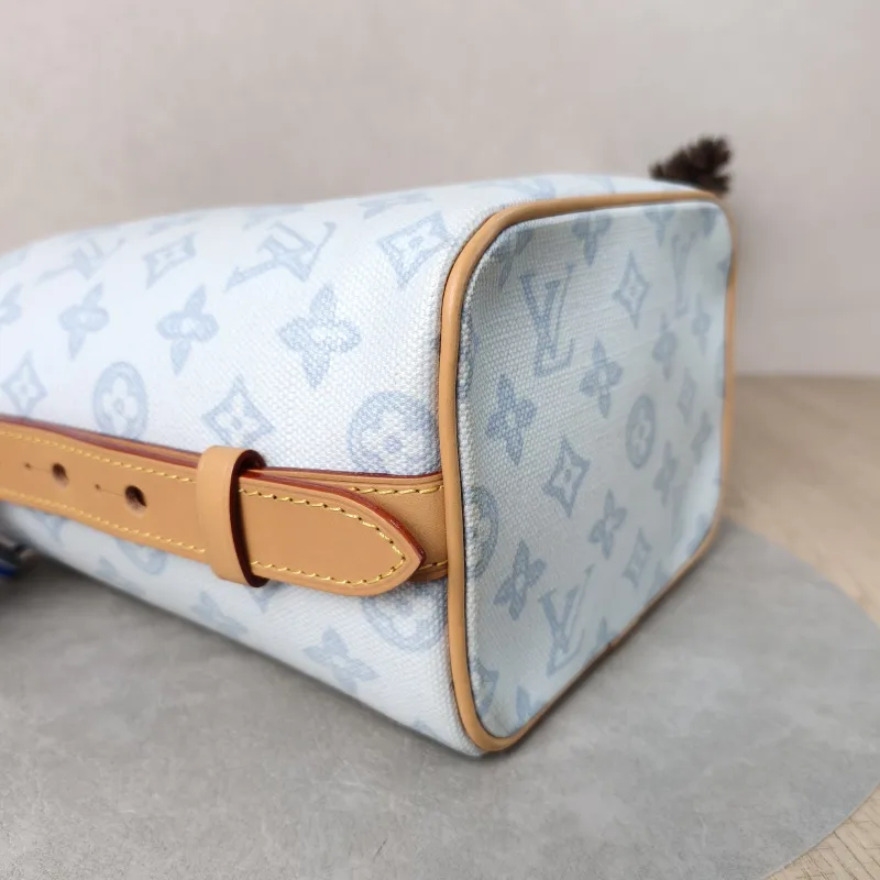 Louis Vuitton Top Handle Bag ALL IN BB Blue PVC BB 16 × 12 × 18 cm — detail view 10 of 13