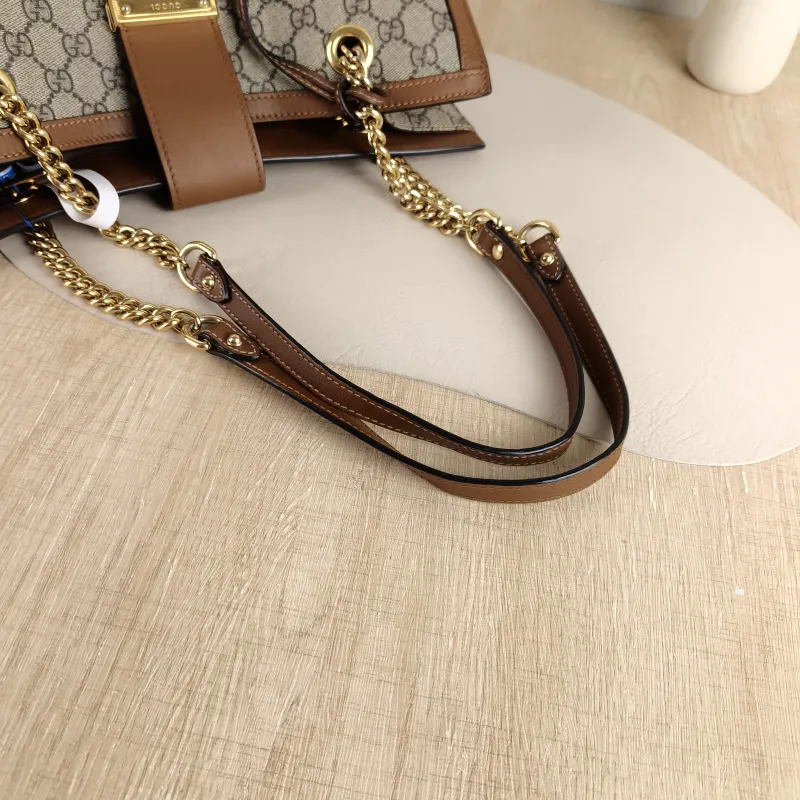 GUCCI Shoulder Bag Padlock Tote Monogram PVC Large 35 × 14 × 23.5 cm — detail view 7 of 12