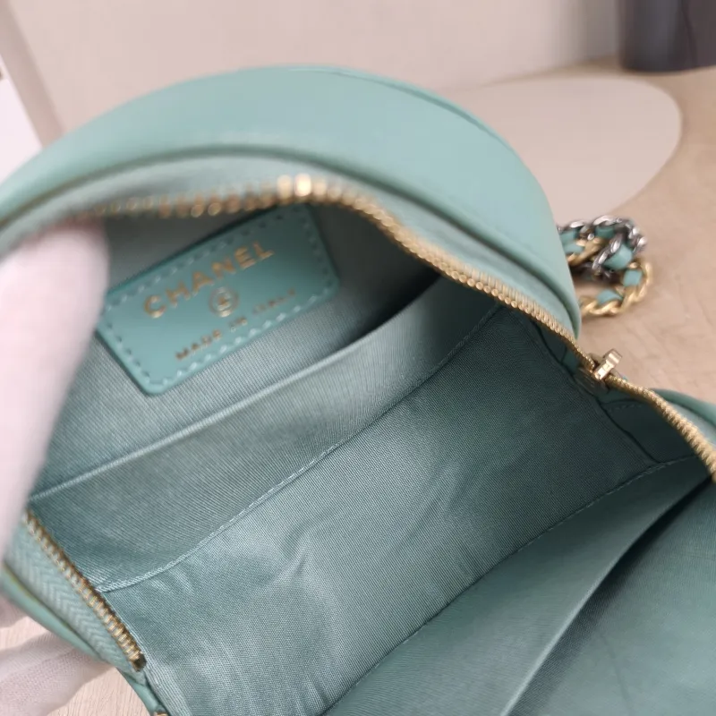 Chanel Crossbody Bag 19bag Blue Lambskin Mini 12 × 4.5 × 12 cm 31 — detail view 6 of 11
