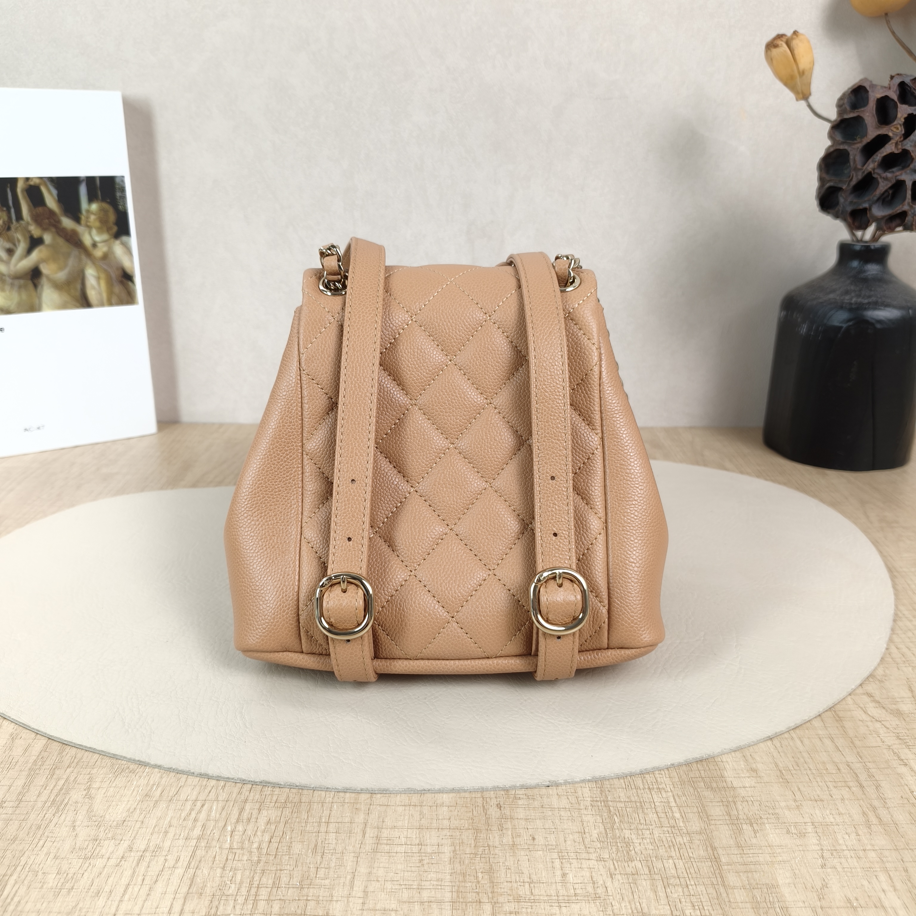 Chanel Backpack Duma Grained Calfskin Small16.5 × 10 × 17.5 cm — cover view 3 of 5
