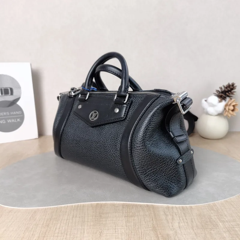 Louis Vuitton Top Handle Bag BIKER Black Lambskin Small 30 × 12 × 12 cm — cover view 4 of 5