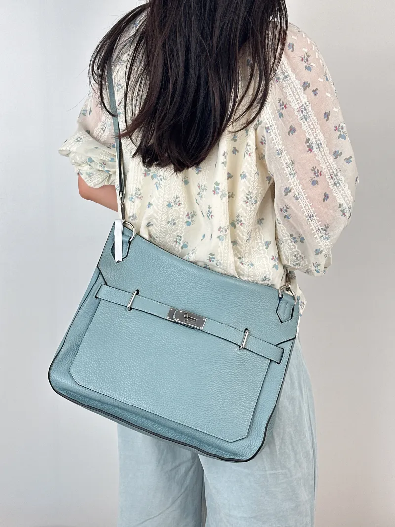 Hermès Shoulder Bag Jypsiere 34J7 Togo Calfskin Large34 × 15 × 26 cm — on-model view 2 of 2
