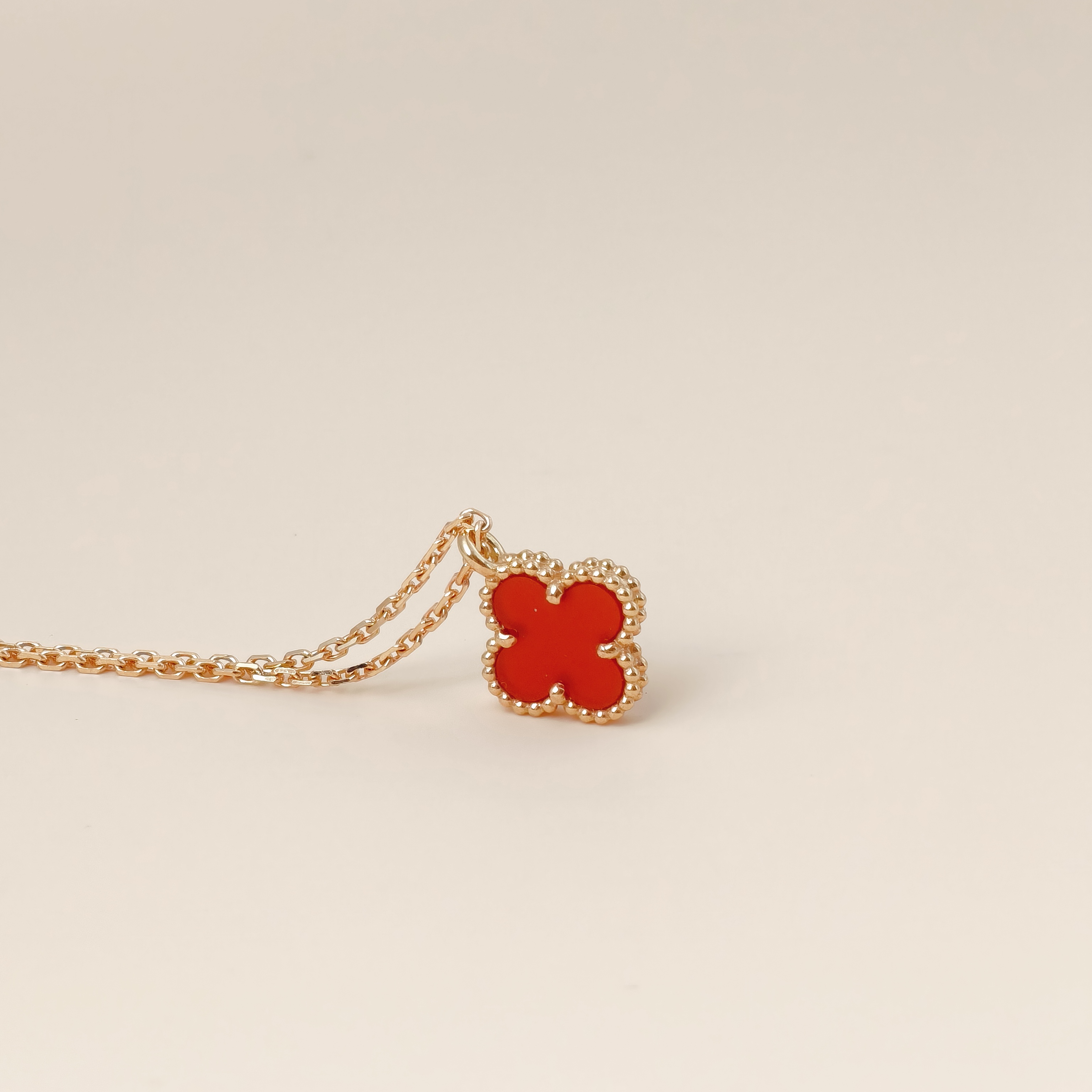 Van Cleef & Arpels Necklace Alhambra 18KR ose Gold Sweet Mini40cm — cover view 11 of 12