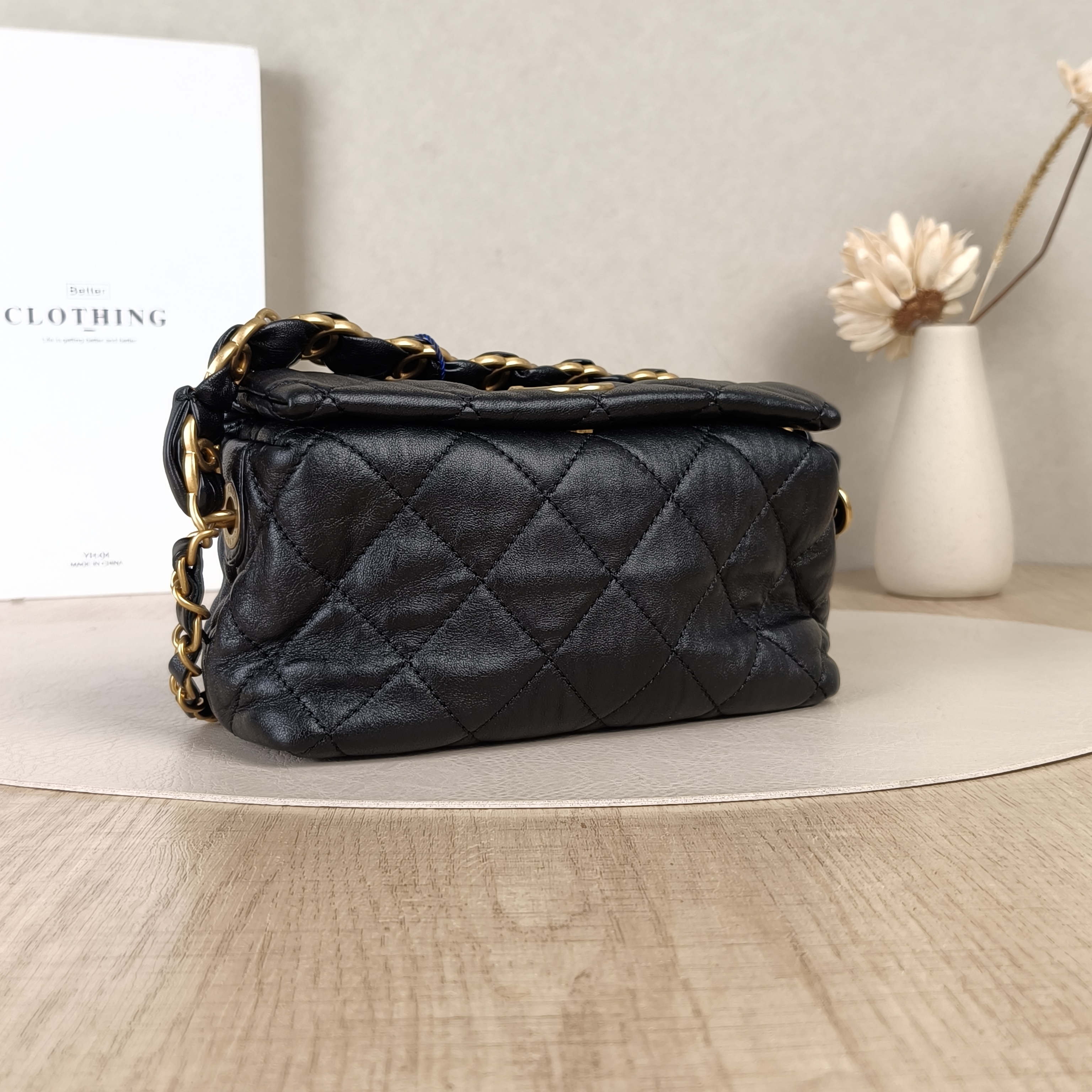 Chanel Crossbody Bag Gabrielle Hobo Black Lambskin Small19 × 7 × 13 cm — cover view 2 of 5