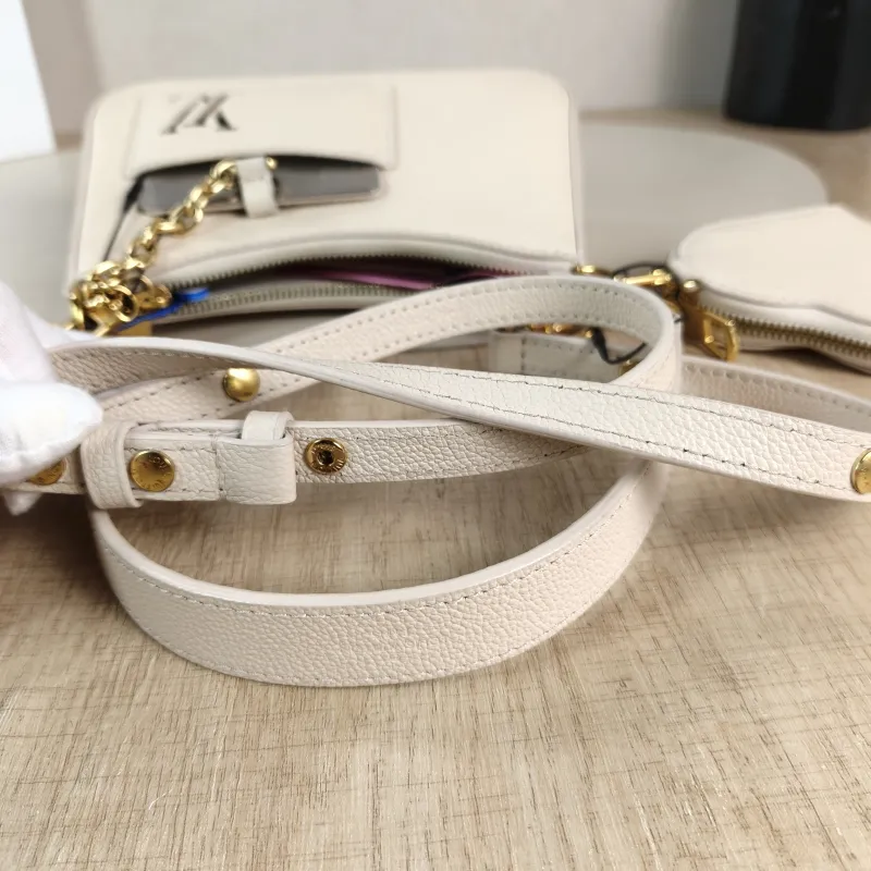 Louis Vuitton Shoulder Bag MARELLINI White Epi Embossed Calfskin Mini 19 × 6.5 × 13.5 cm — detail view 1 of 10