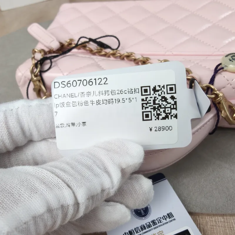 Chanel Crossbody Bag26c lp Vanity Case Bag Pink Calfskin One Size19.5 × 5 × 17 cm — detail view 16 of 19