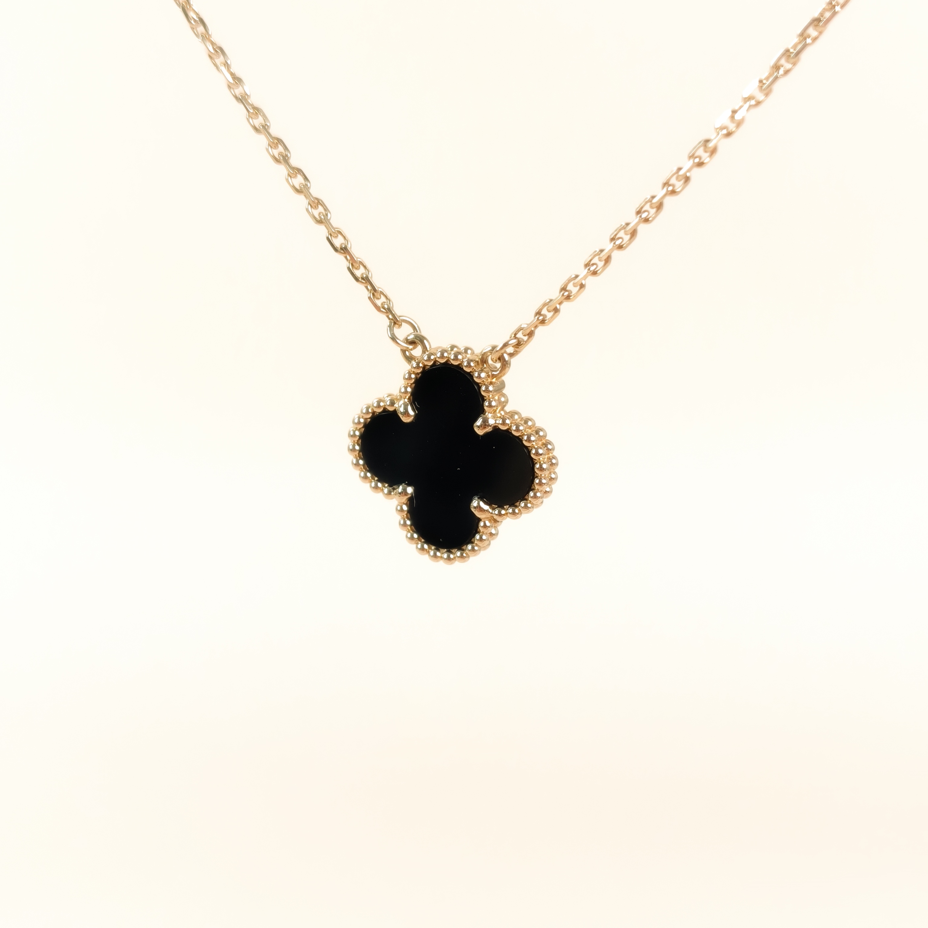 Van Cleef & Arpels Necklace Alhambra Alhambra Collection Necklace 18KY ellow Gold Vintage Small42cm — cover view 3 of 10