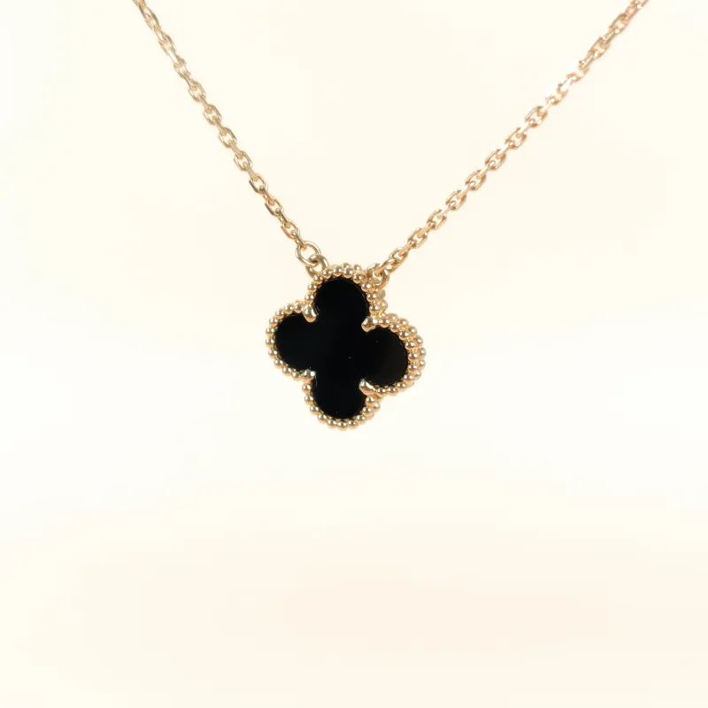 Van Cleef & Arpels Necklace Alhambra Alhambra Collection Necklace 18KY ellow Gold Vintage Small42cm — cover view 10 of 10