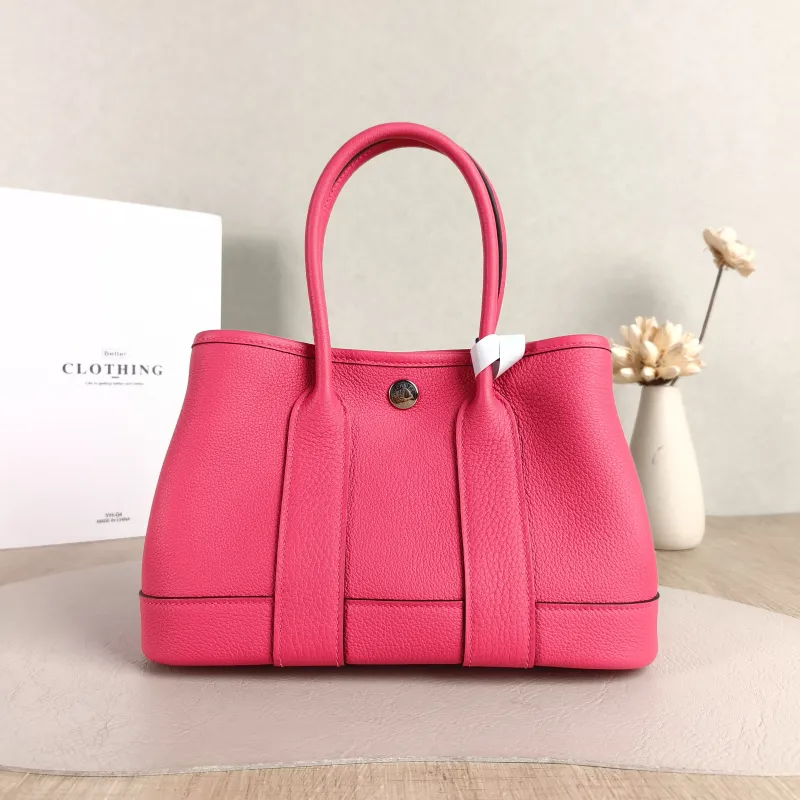Hermès Top Handle Bag Neo Garden 23 Mini OD Rose Mexico Negonda Calfskin Mini 23 × 10 × 16 cm K