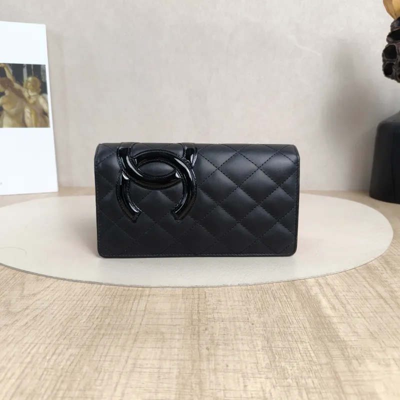 Chanel Wallet Wallet Black CC alfskin Edition18*10
