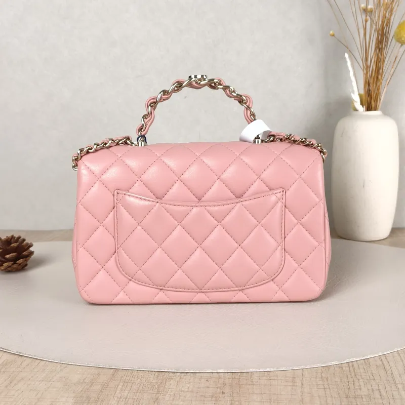 Chanel Crossbody Bag23k logo mini Pink Lambskin mini20 × 6 × 12 cm — cover view 2 of 5