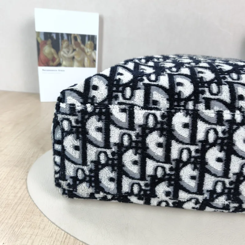 DIOR Shoulder Bag Shoulder Bag Black Monogram Nylon One Size 37 × 13 × 43 cm — detail view 3 of 10