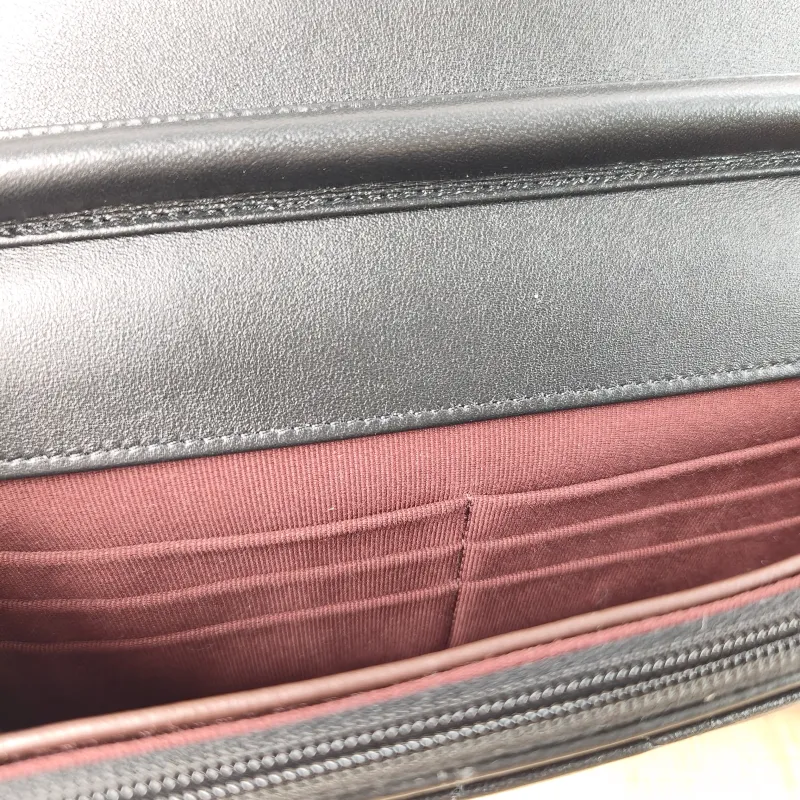 Chanel Crossbody Bag Classic Flap WOC CF WOCWOC Bag Black Lambskinmini19.2 × 3.5 × 12.3 cm — detail view 11 of 12