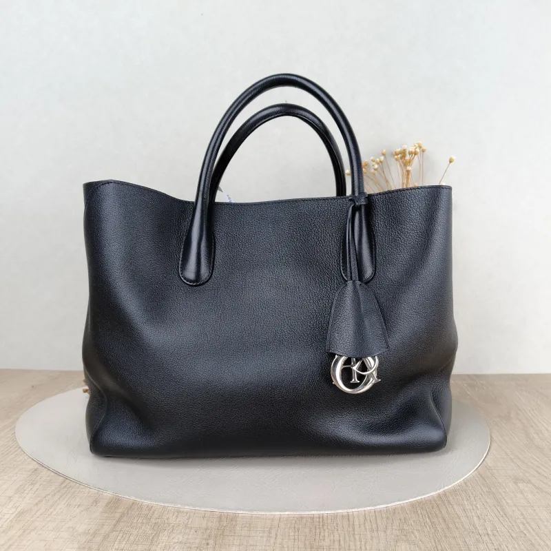 DIOR Top Handle Bag Top Handle Bag Black Calfskin 32 × 19 × 26 cm