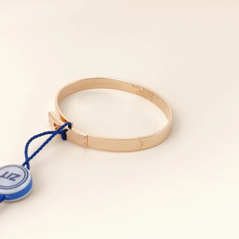 Hermès Bangle Kelly Bangle Rose Gold 18KR ose Gold One Size 15.8cm — cover view 2 of 10