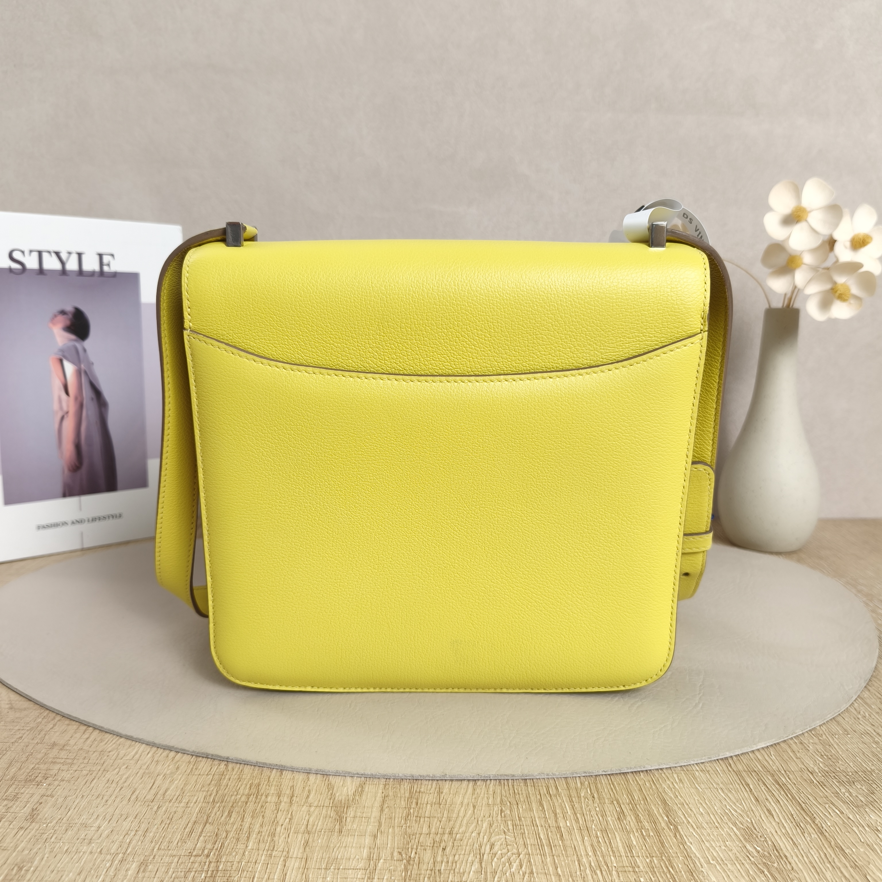Hermès Crossbody Bag2002 20Collection Crossbody Bag Evercolor Calfskin One Size20 × 5 × 19 cm — cover view 6 of 11