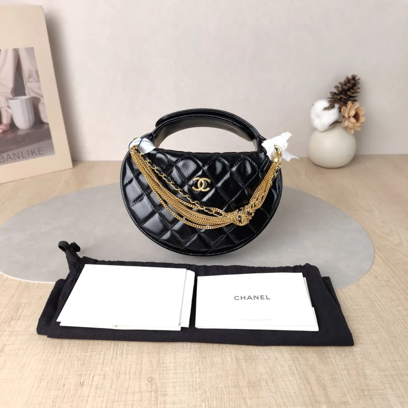Chanel Top Handle Bag Black Calfskin One Size 19 × 4 × 11 cm — cover view 2 of 6