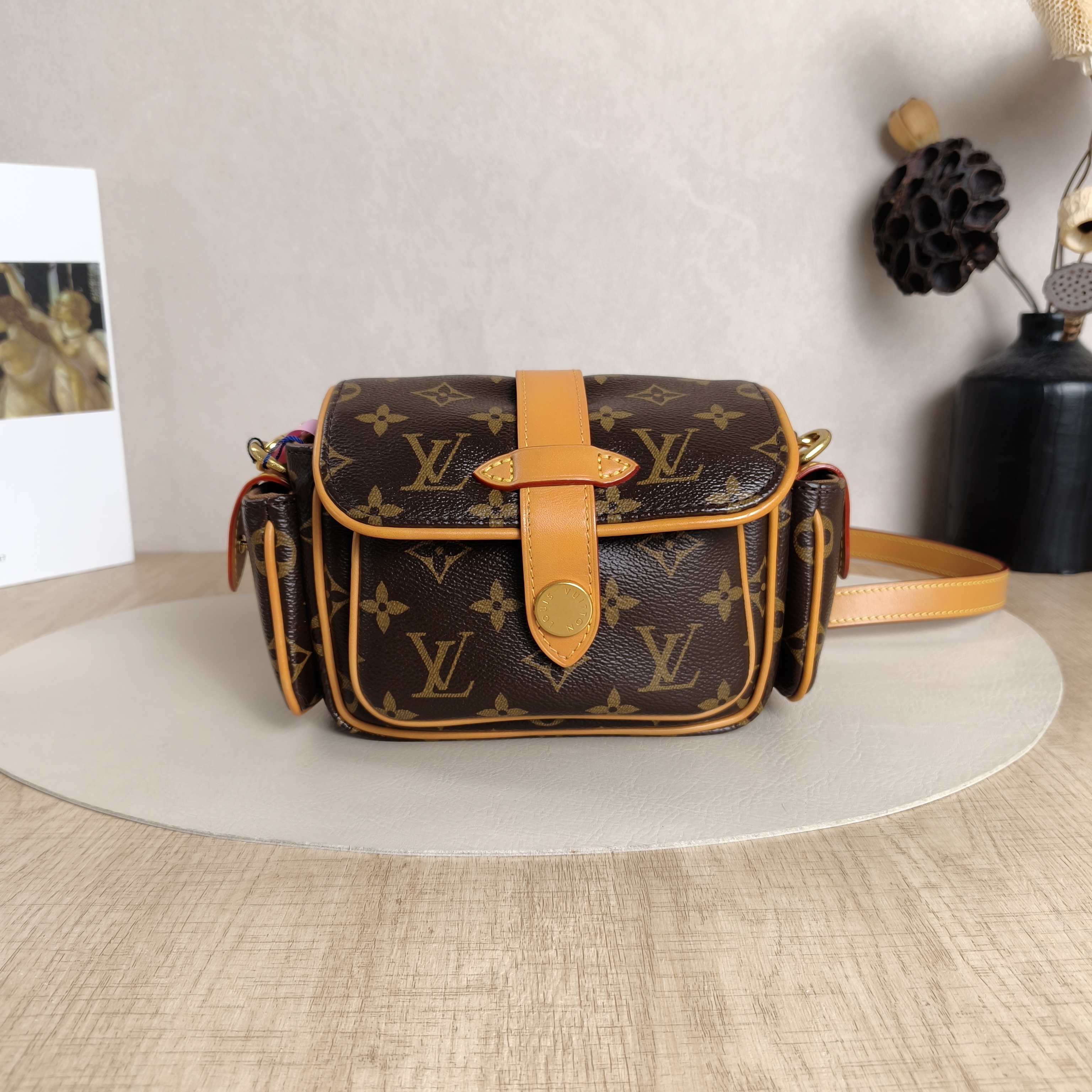 Louis Vuitton Crossbody Bag CARGO Camera Bag Monogram PV Cmini23 × 10 × 14 cm