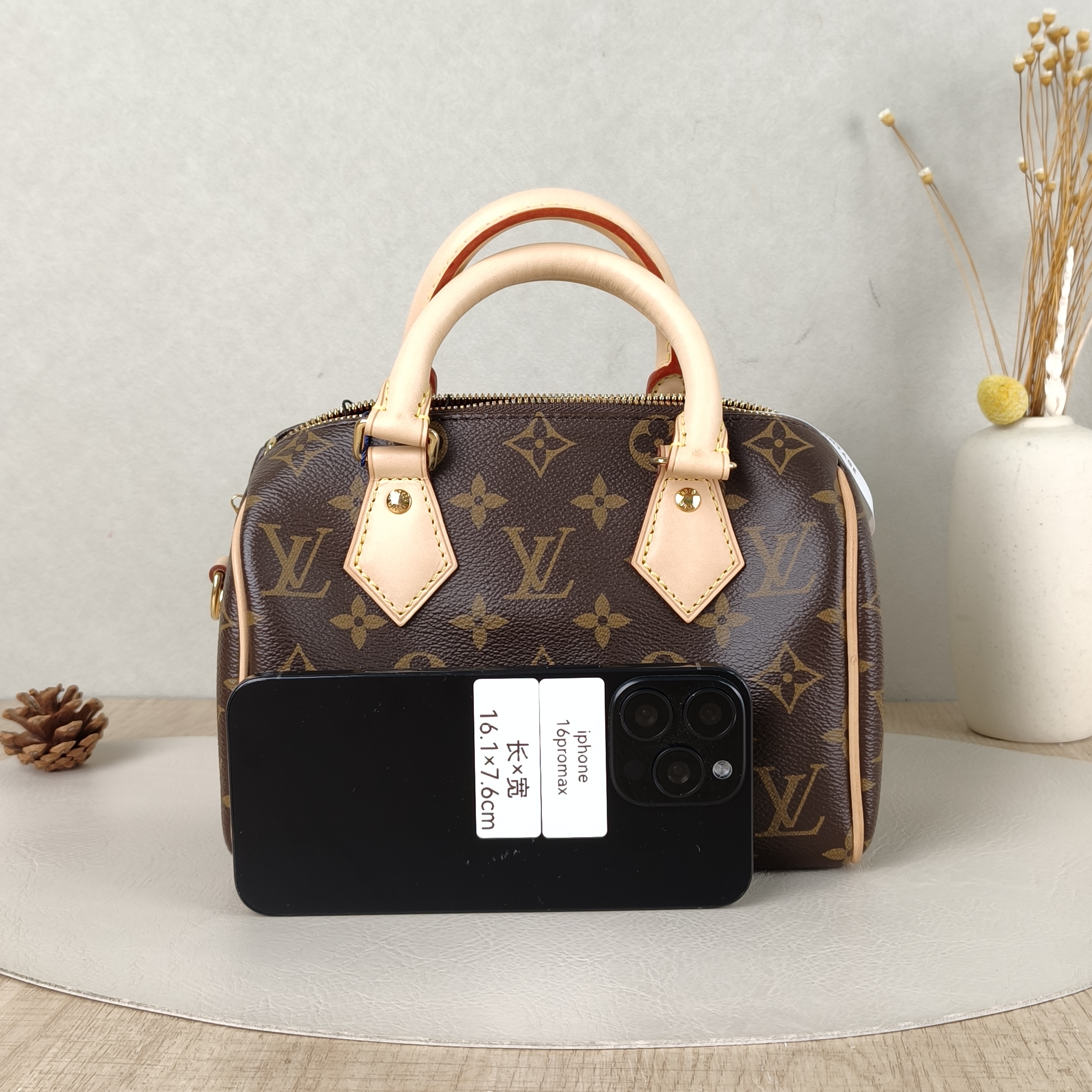 Louis Vuitton Crossbody Bag Speedy20 Shoulder Strap PVC Small20.5 × 12 × 13.5 cm — cover view 3 of 6
