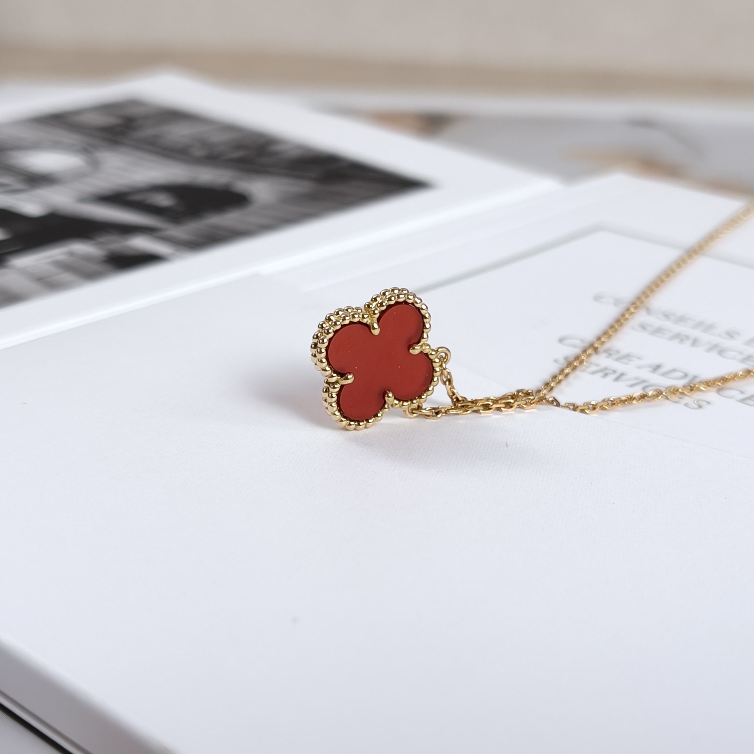 Van Cleef & Arpels Necklace Alhambra Alhambra Collection Necklace 18KY ellow Gold Vintage Small40cm Vintage Small — cover view 7 of 10