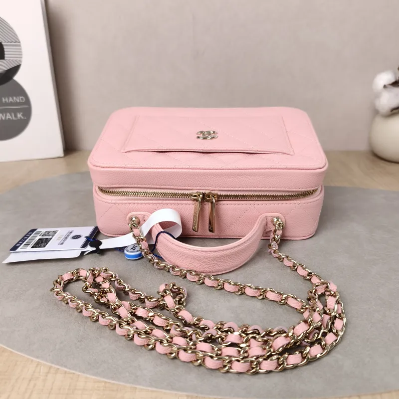 Chanel Crossbody Bag25b Pink Calfskinmini19.5 × 8.5 × 12 cm — detail view 6 of 14