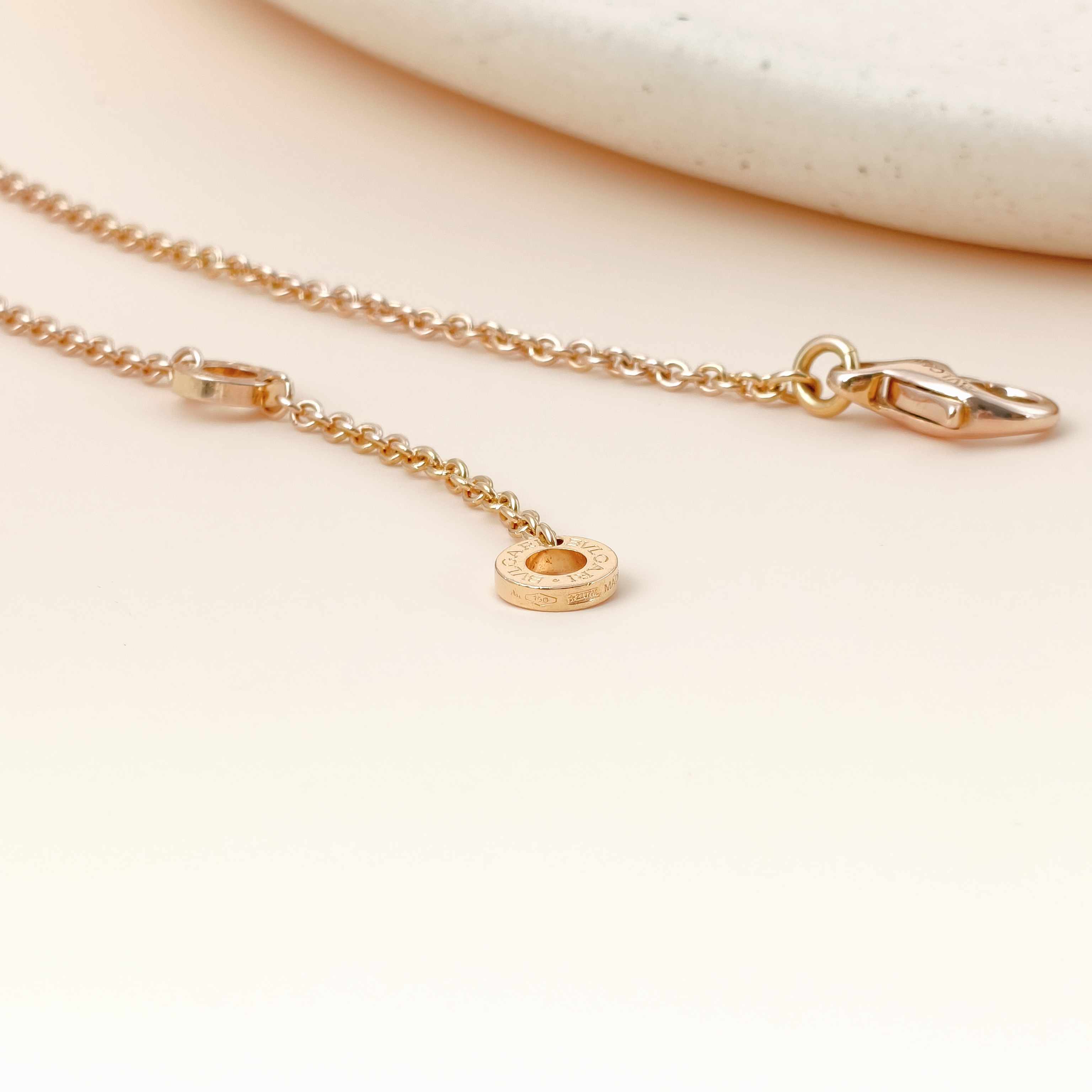 Bvlgari Necklace B.ZERO1Collection Black Pavé Diamond Gold18K Diamond One Size46cm — cover view 3 of 12