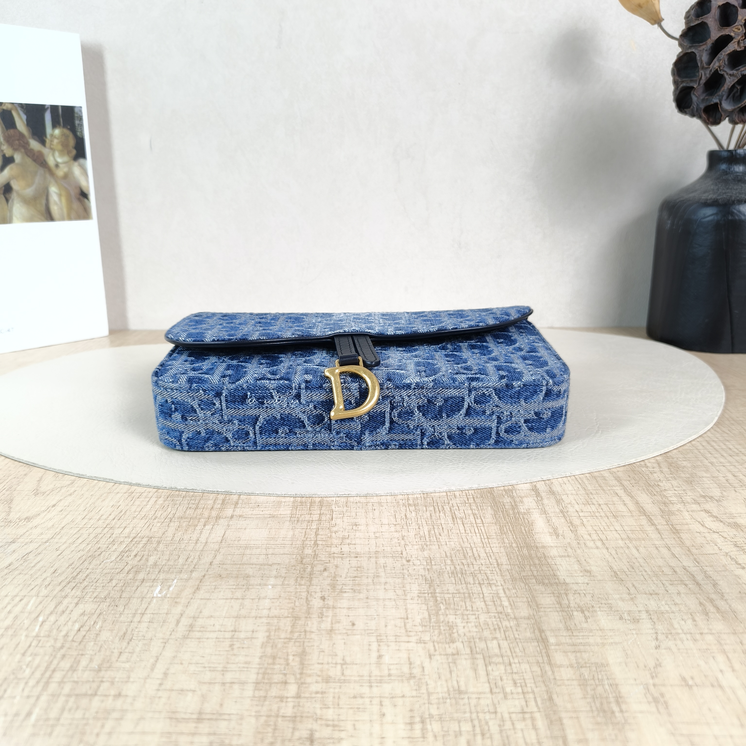 DIOR Belt Bag Saddle Belt Bag Blue One Size21 × 3 × 13 cm — cover view 5 of 5