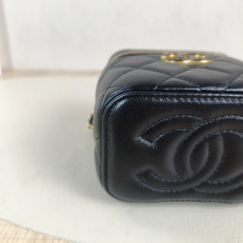 Chanel Crossbody Bag C Edition Black Lambskin One Size 11 × 7 × 9 cm — detail view 12 of 12