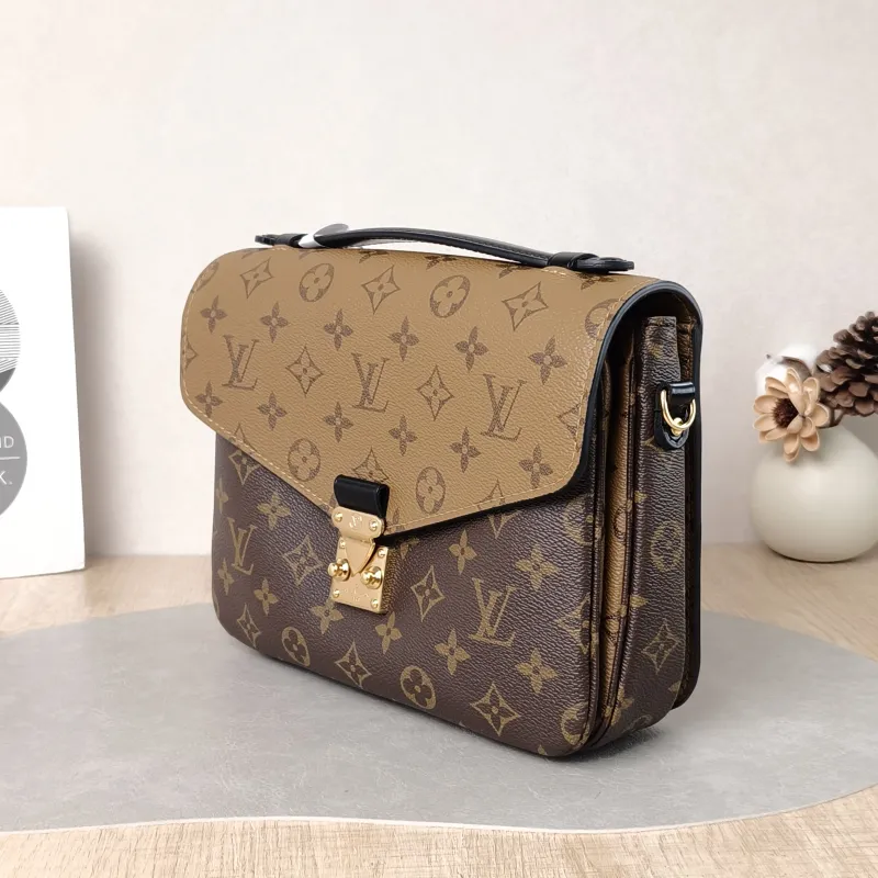 Louis Vuitton Crossbody Bag Pochette Métis Monogram Colorblock PVC Medium 25 × 7 × 19 cm — cover view 5 of 6