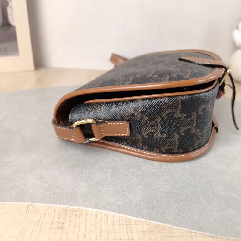 CELINE Crossbody Bag FOLCO Monogram PVC Medium 18.5 × 8 × 17 cm — detail view 2 of 12