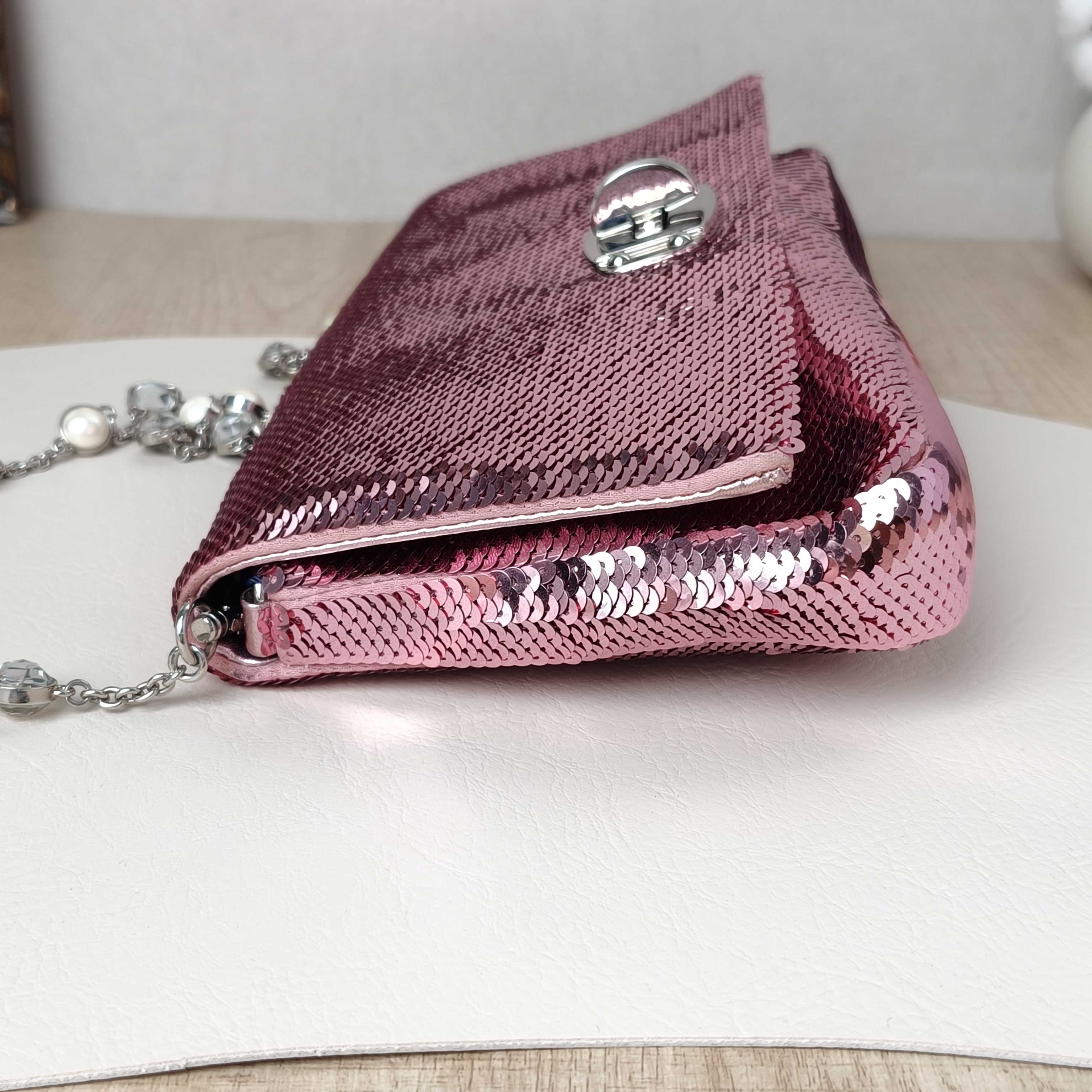 Miumiu Missing Shoulder Strap Pink pvc · 28 × 3 × 14 cm — cover view 7 of 10