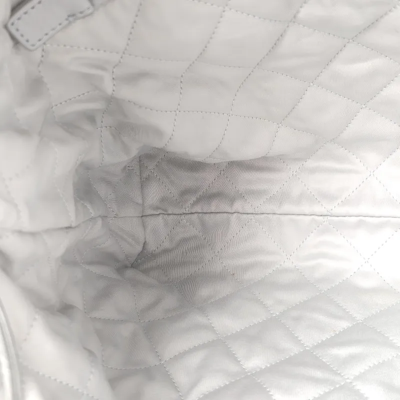 Chanel Shoulder Bag 22Bag Silver Calfskin Small 35 × 7 × 37 cm — detail view 10 of 14