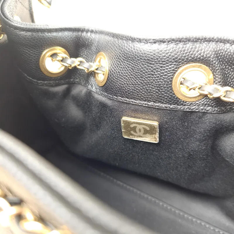 Chanel Shoulder Bag 25Bag Black Grained Calfskin Mini 22 × 12.5 × 20 cm — detail view 6 of 10