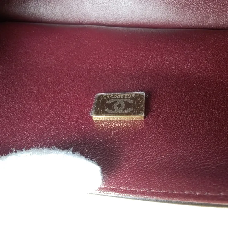 Chanel Crossbody Bag Classic Flap CF Black Lambskin Small 23 × 6 × 14.5 cm — detail view 10 of 12