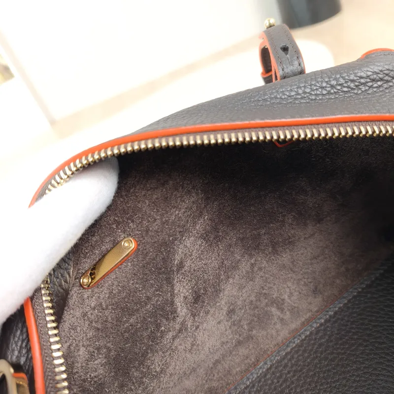 DELVAUX Top Handle Bag Cool Box Box Shoulder Bag Colorblock Calfskinmini21 × 11 × 13 cm — detail view 4 of 11