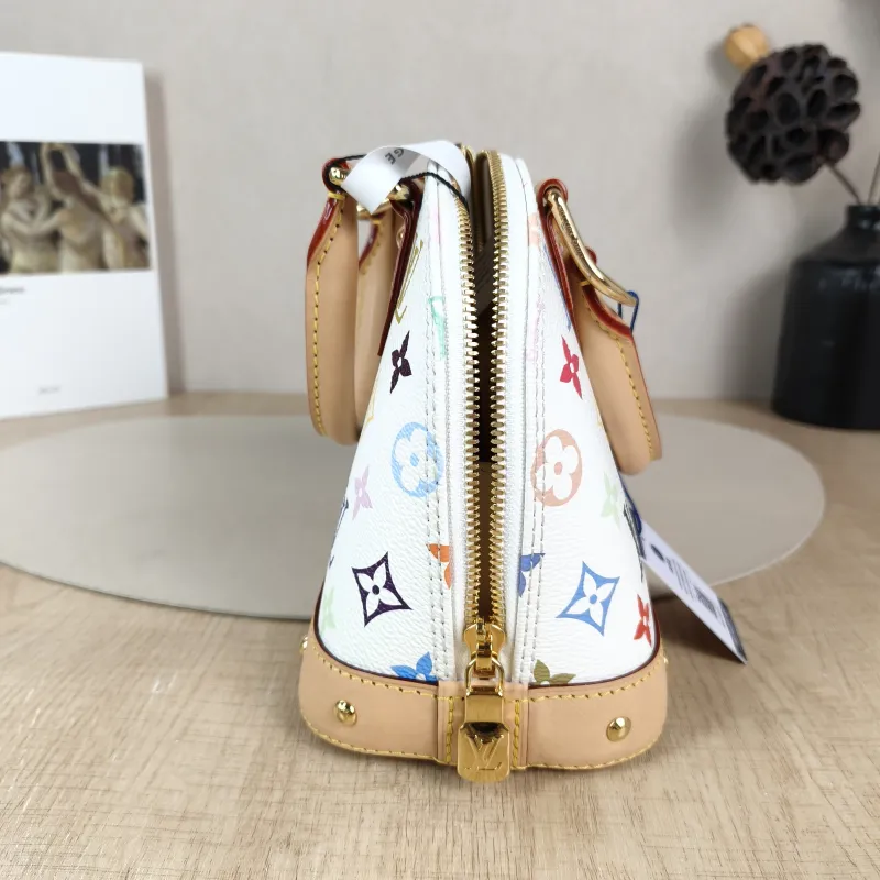 Louis Vuitton Crossbody Bag Alma BB Multicolore PVC BB 23.5 × 11.5 × 17.5 cm — detail view 9 of 11