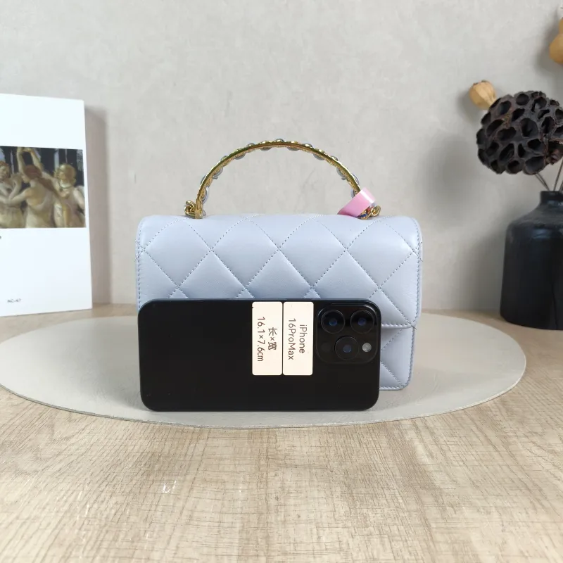 Chanel Crossbody Bag 24p Calfskin One Size 20 × 6.5 × 12.5 cm — cover view 3 of 6