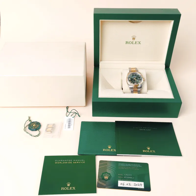 Rolex Watch Watch Green One Size 36 — cover view 3 of 9