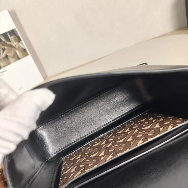 BURBERRY Shoulder Bag Shoulder Bag Brown Canvas One Size 19.5 × 7.5 × 16 cm — detail view 8 of 11