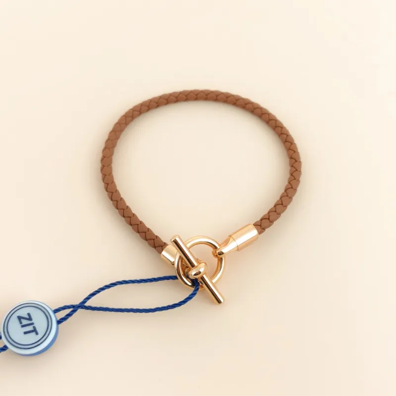 Hermès Bangle Glenan Q Bangle Brown One Size