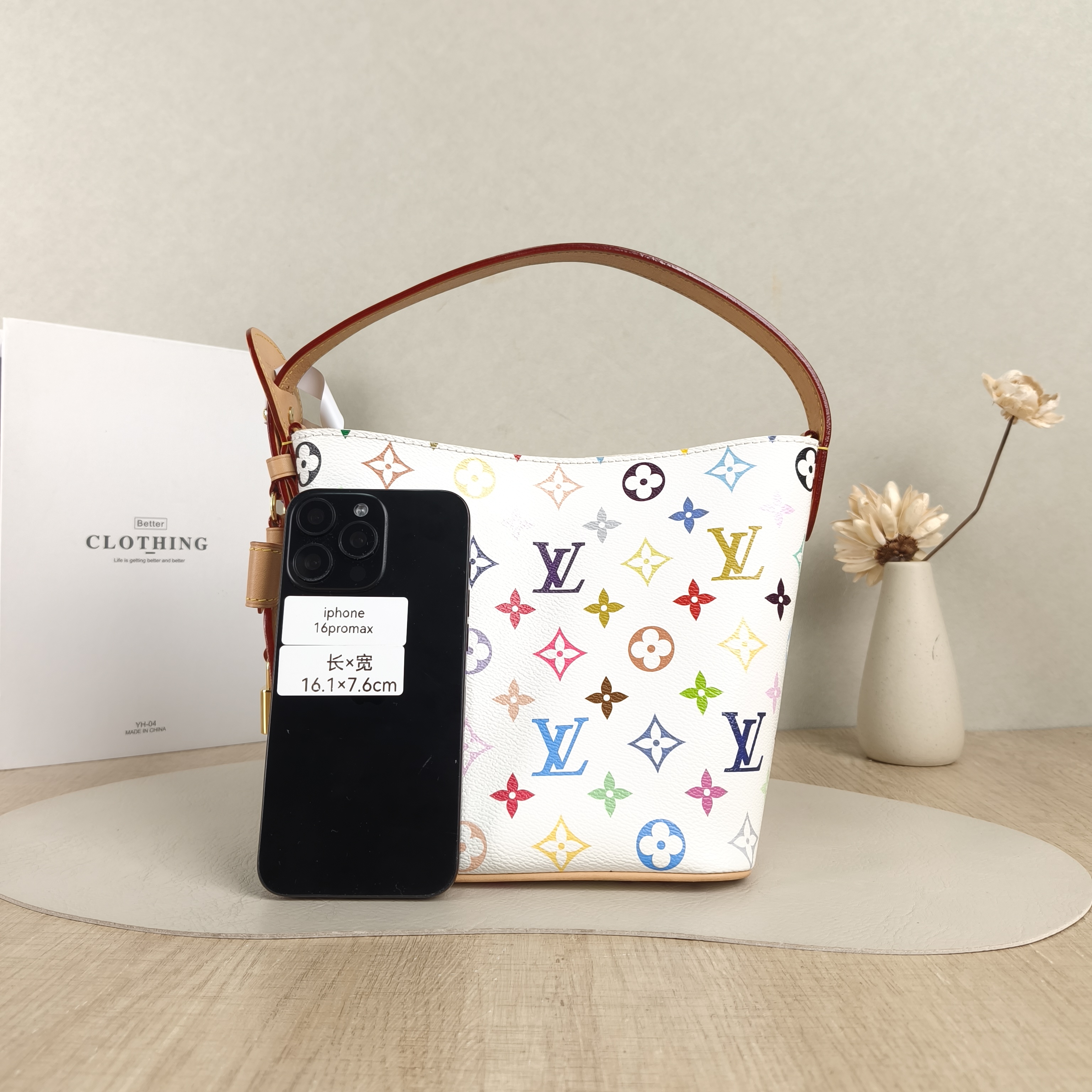 Louis Vuitton Top Handle Bag ALL IN BB Multicolore PVCBB18 × 12 × 16 cm — cover view 2 of 5