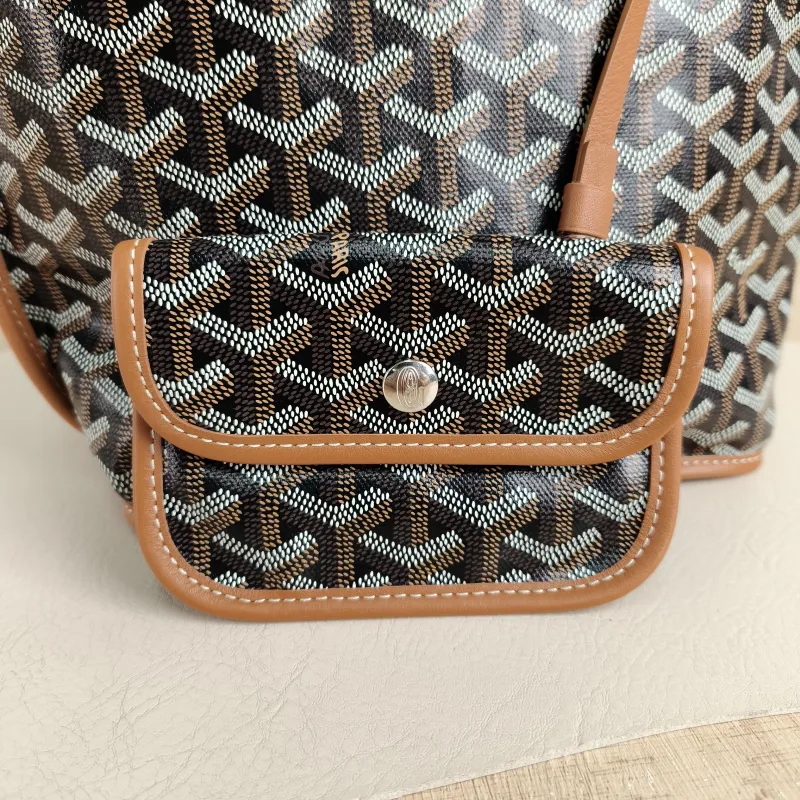 GOYARD Top Handle Bag ANJOU Shopping Tote Brown PV Cmini19.5 × 9 × 19.5 cm — detail view 2 of 11